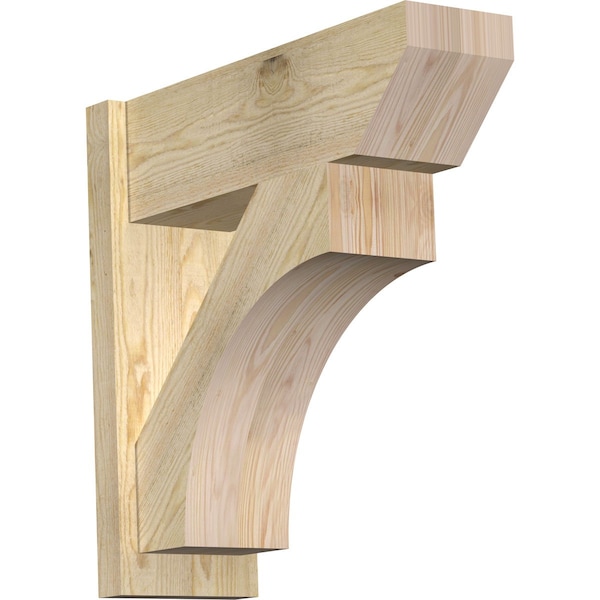Ekena Millwork Westlake Slat Rough Sawn Outlooker, Douglas Fir, 8"W x 24"D x 24"H OUT08X24X24WTL06RDF - main
